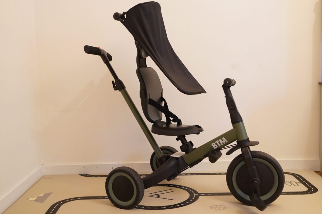 1歳からのれるBTM 5in1 三輪車 サンシェード付き