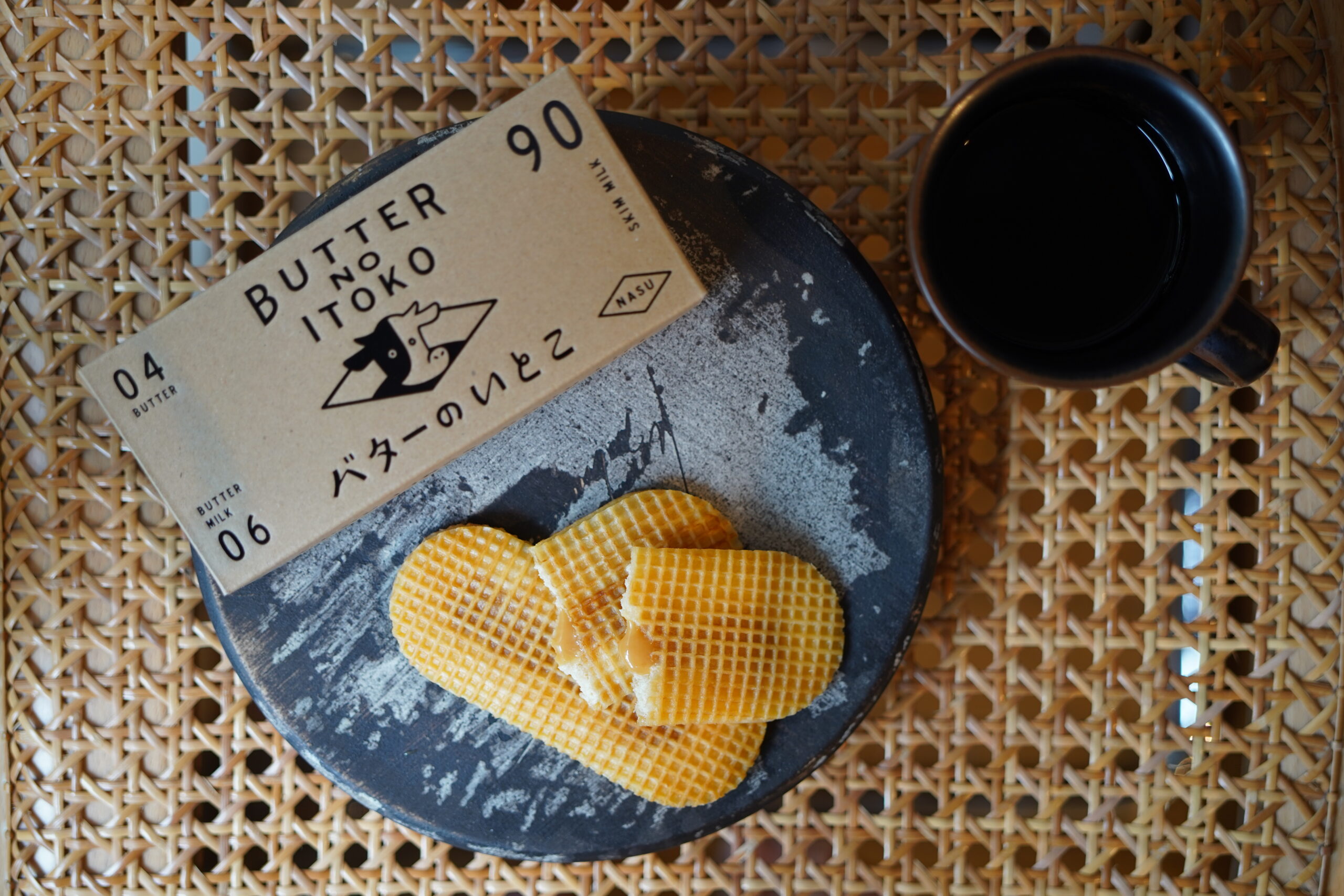 バターのいとこのクッキーと豆ポレポレのドリップバック